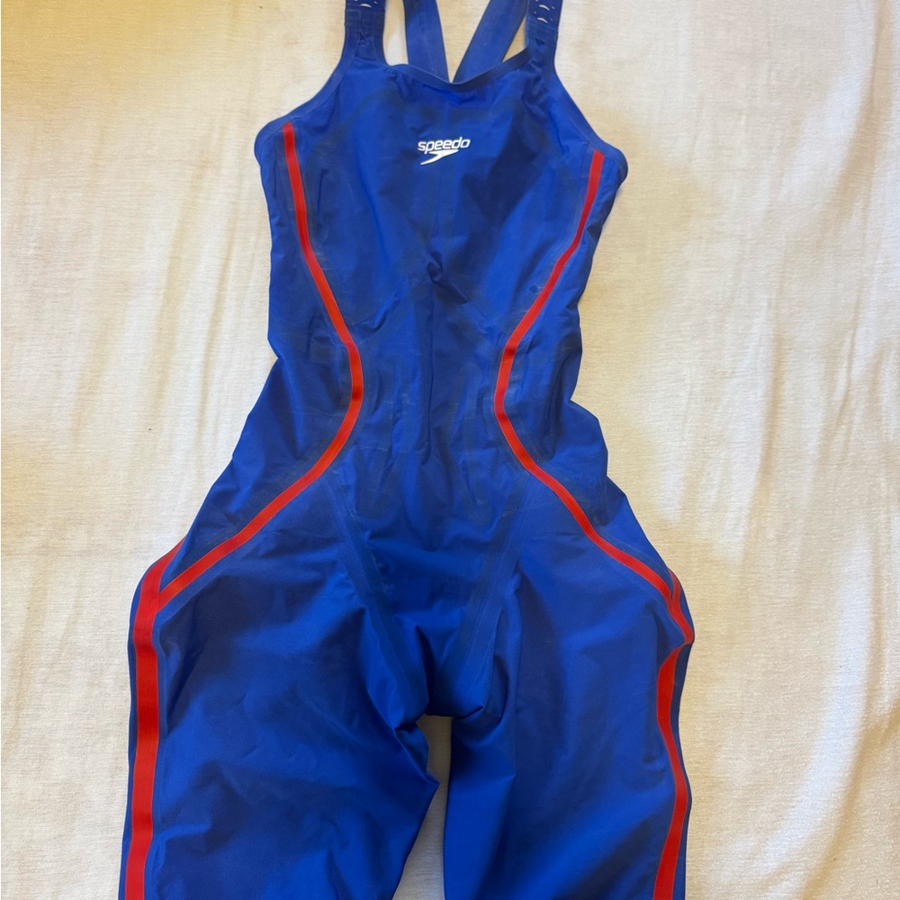 Speedo LZR Racer X Closed Back (Size 20, Blue/Red)